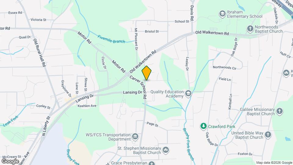 4425 Carver School Rd Map and Location Details