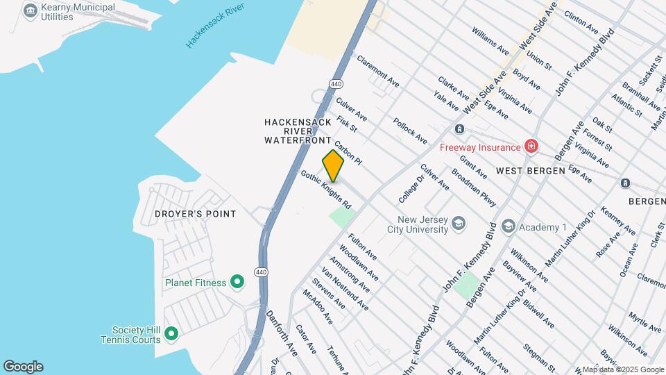 CityLine - Jersey City West Mapa y Detalles de la Ubicación