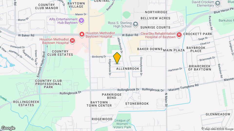 810 Sunnybrook Ln Map and Location Details