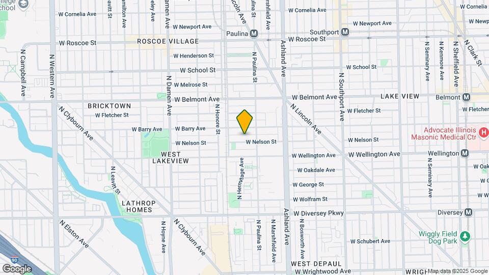 1722 W Nelson St Mapa y Detalles de la Ubicación