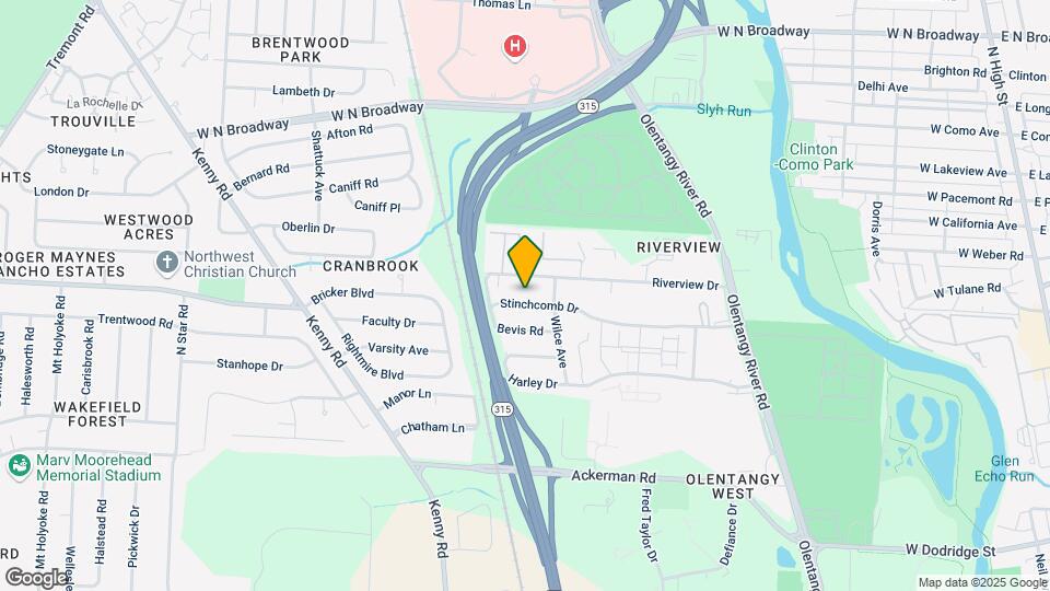 740 Stinchcomb Dr Map and Location Details