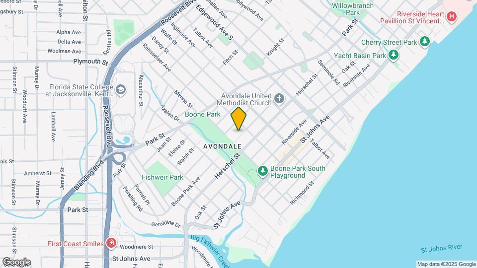 3661 Boone Park Ave Map and Location Details