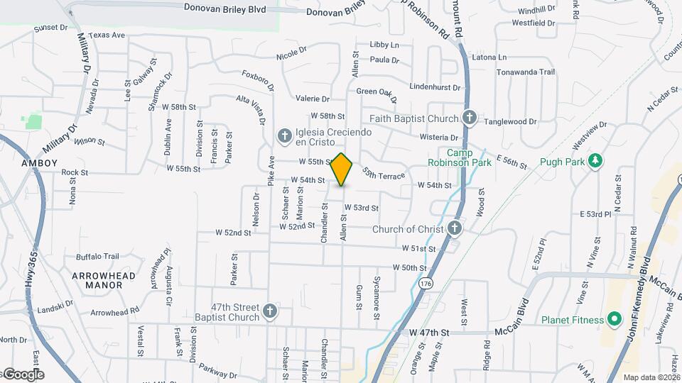 5311 Allen St Map and Location Details