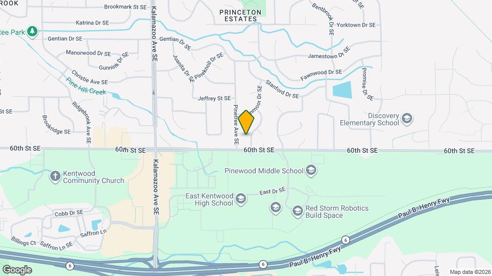 5969 Crestmoor Dr SE Map and Location Details