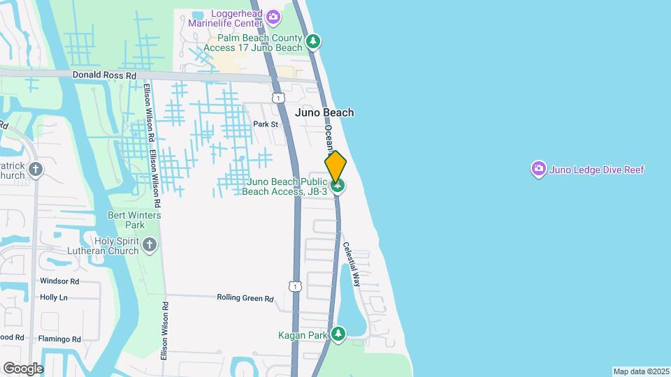 603 Ocean Dr Map and Location Details