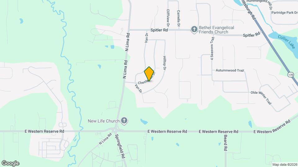 8615 Chesterton Dr Map and Location Details