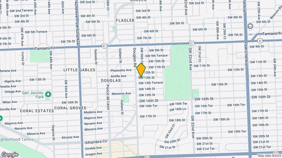 3660 SW 13th St Map and Location Details