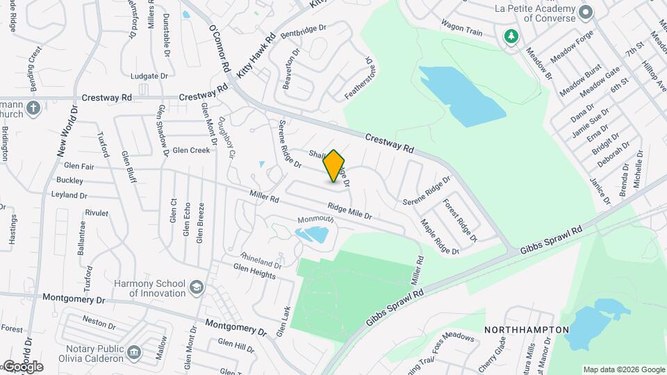 8719 Ridge Moon Dr Mapa y Detalles de la Ubicación