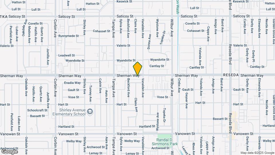 19120 Sherman Way Map and Location Details