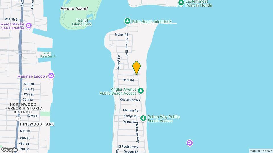 1426 N Ocean Blvd Mapa y Detalles de la Ubicación