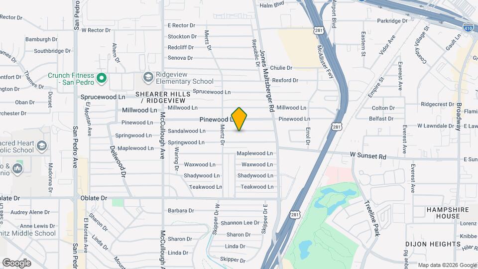 422 Sandalwood Ln Map and Location Details