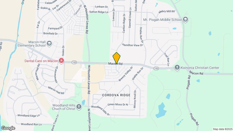 1246 Carlton Ridge Dr Map and Location Details