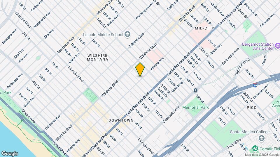1258 Euclid St Map and Location Details