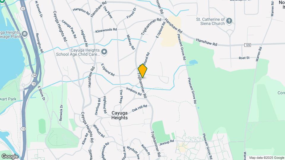 801 Triphammer Rd Mapa y Detalles de la Ubicación