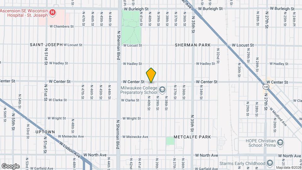 2668 N 40th St Map and Location Details
