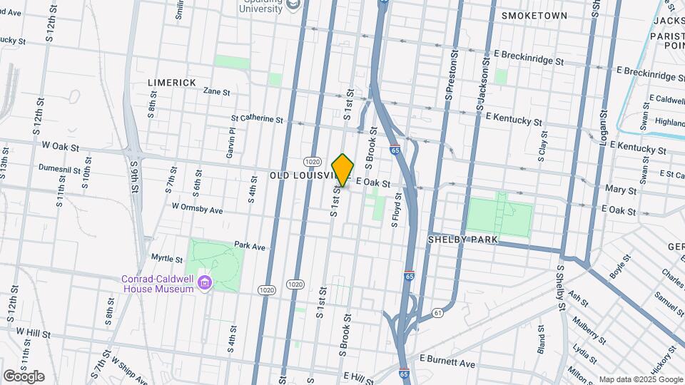 1215 S 1st St Map and Location Details
