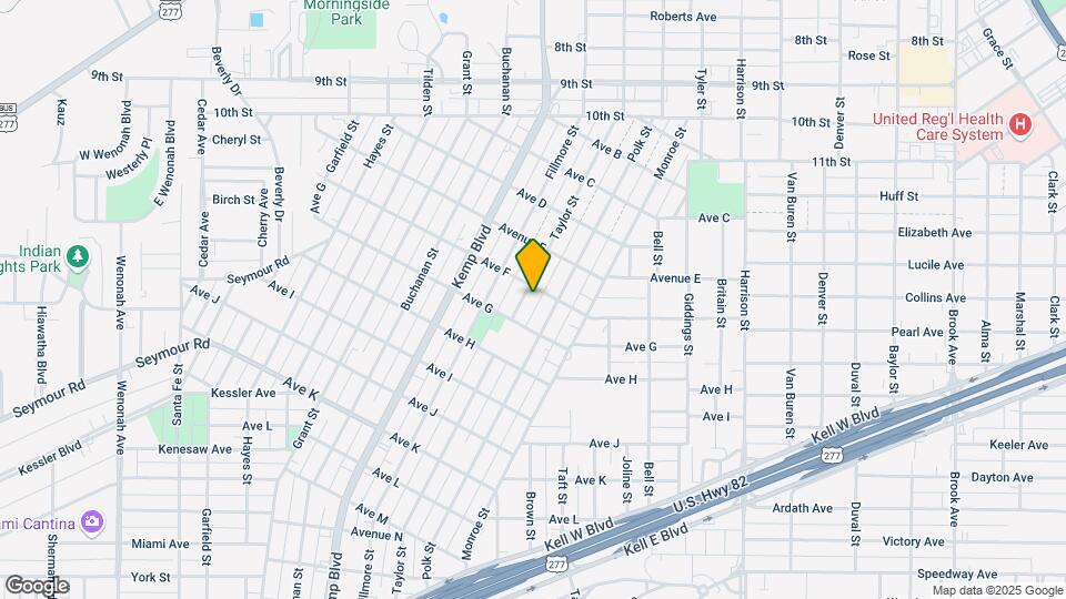 1603 Taylor St Map and Location Details