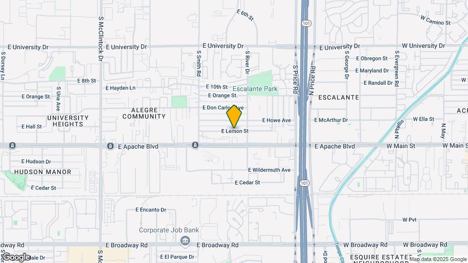 2063 E Lemon St, Unit 3004 Map and Location Details