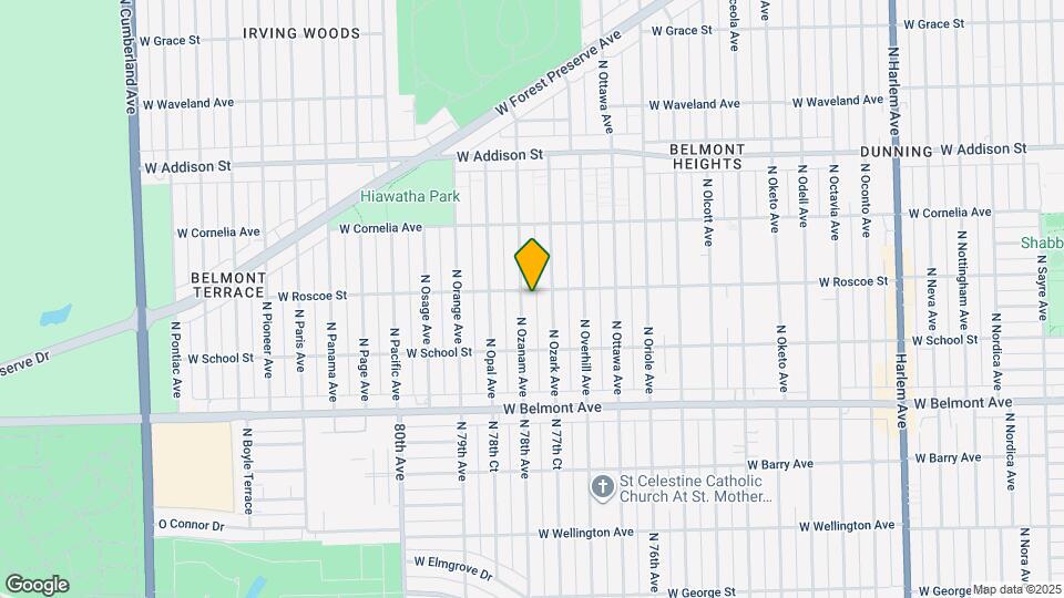 3353 N Ozanam Ave Map and Location Details