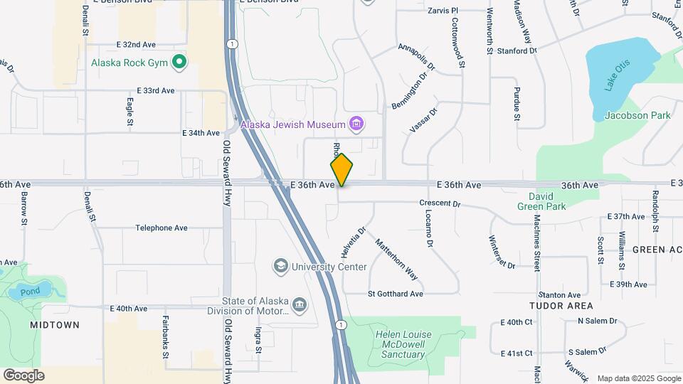 3607 Rhone Cir Map and Location Details