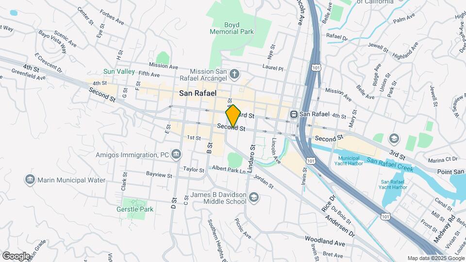 1011 2nd St, Unit Studio- Utilities Paid Mapa y Detalles de la Ubicación