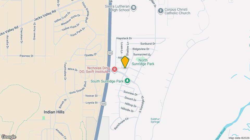 3522 Smoketree Ave Map and Location Details