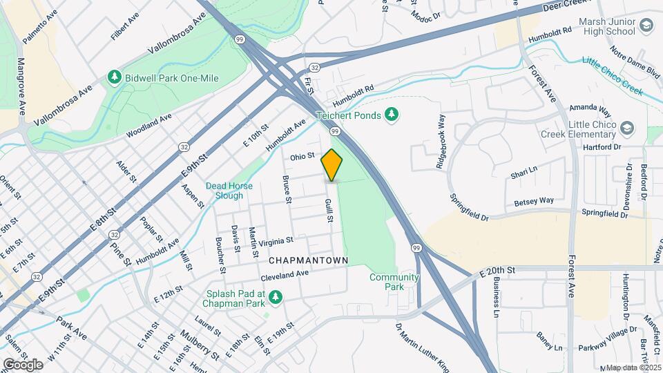 1256 Guill St Map and Location Details