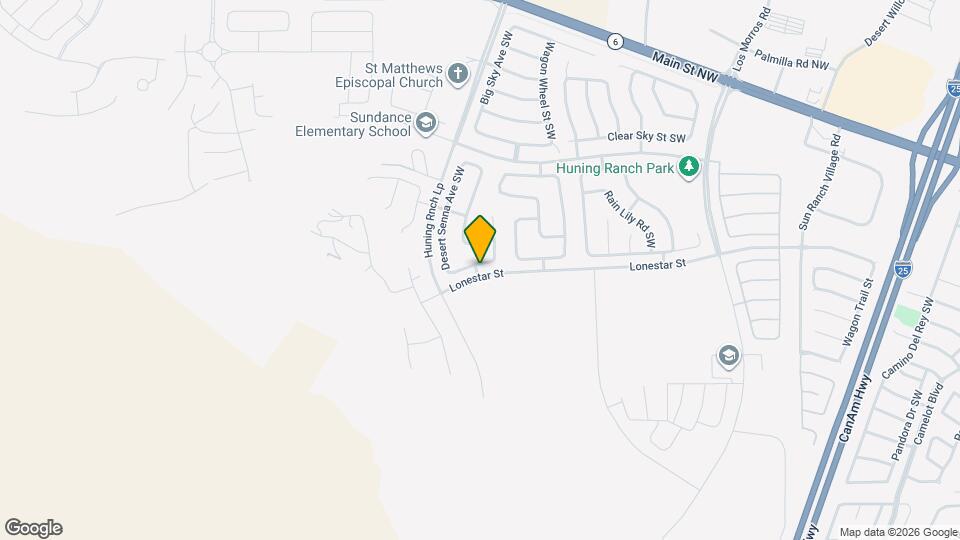 3361 Prairie Sage St SW Map and Location Details