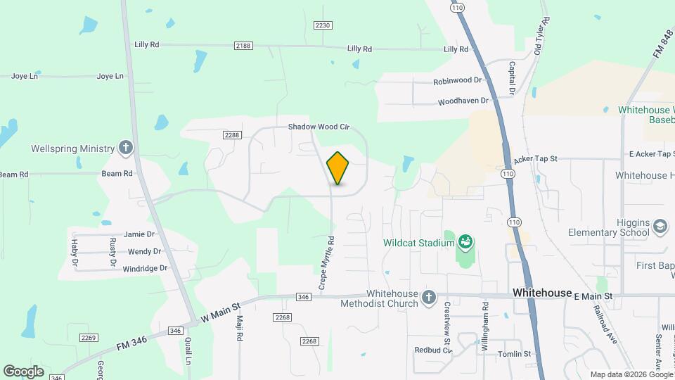 10523 Shadow Wood Cir Map and Location Details