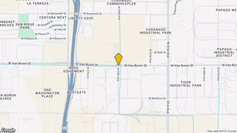 535 N 55th Ave Mapa y Detalles de la Ubicación