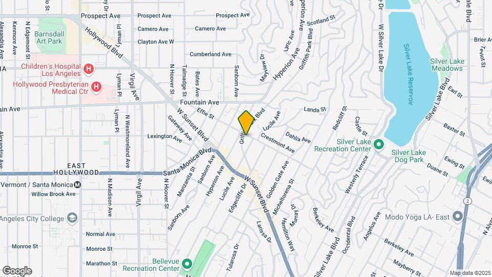 1680 Griffith Park Blvd Mapa y Detalles de la Ubicación