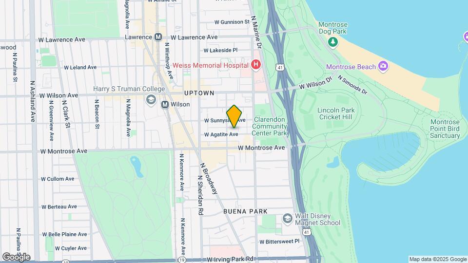 842 W Agatite Ave Mapa y Detalles de la Ubicación