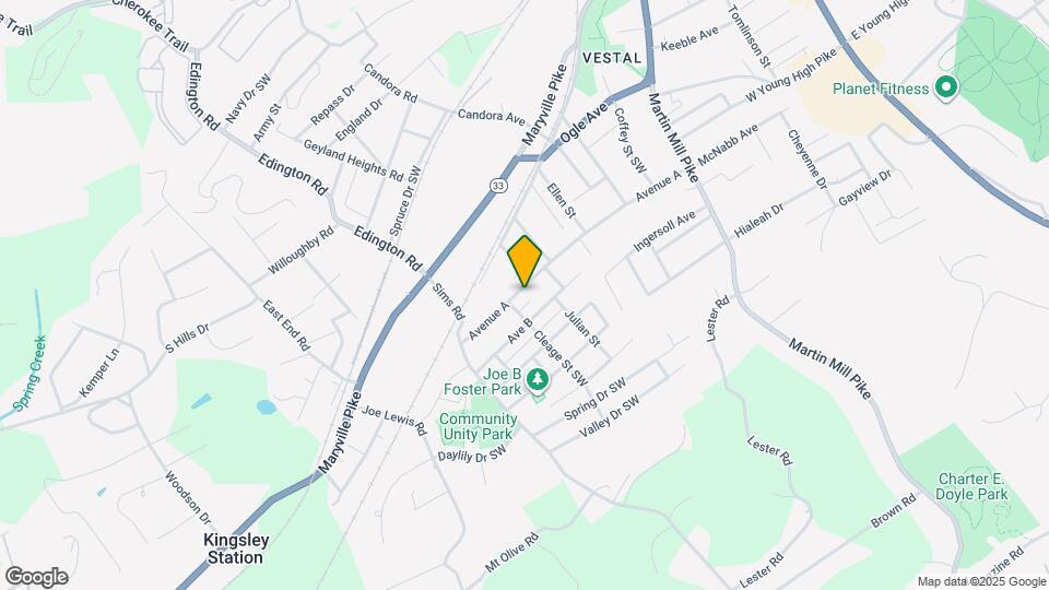 938 Avenue A Map and Location Details