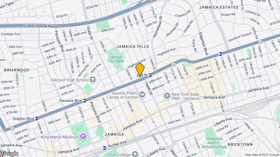 167-05-102 Hillside Ave. Map and Location Details