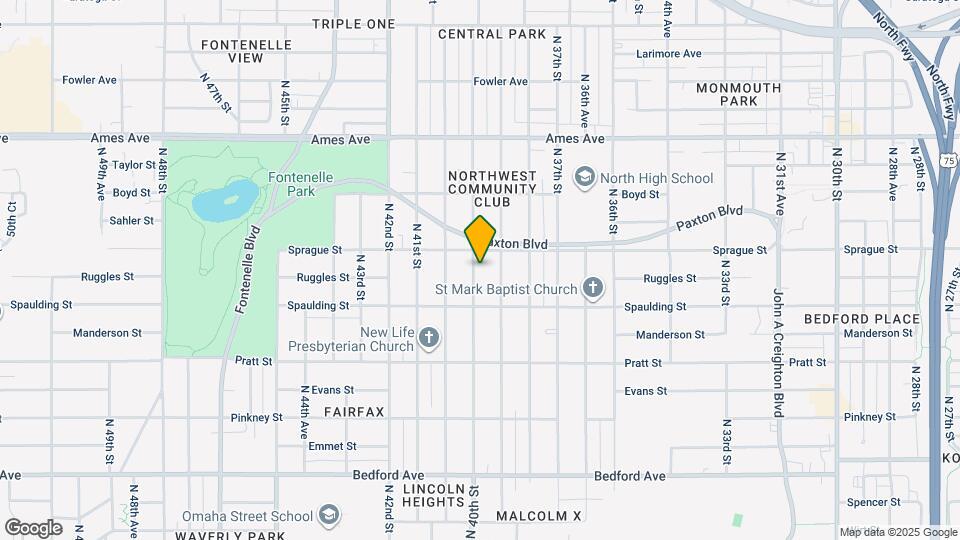 3943 N 40th St Map and Location Details