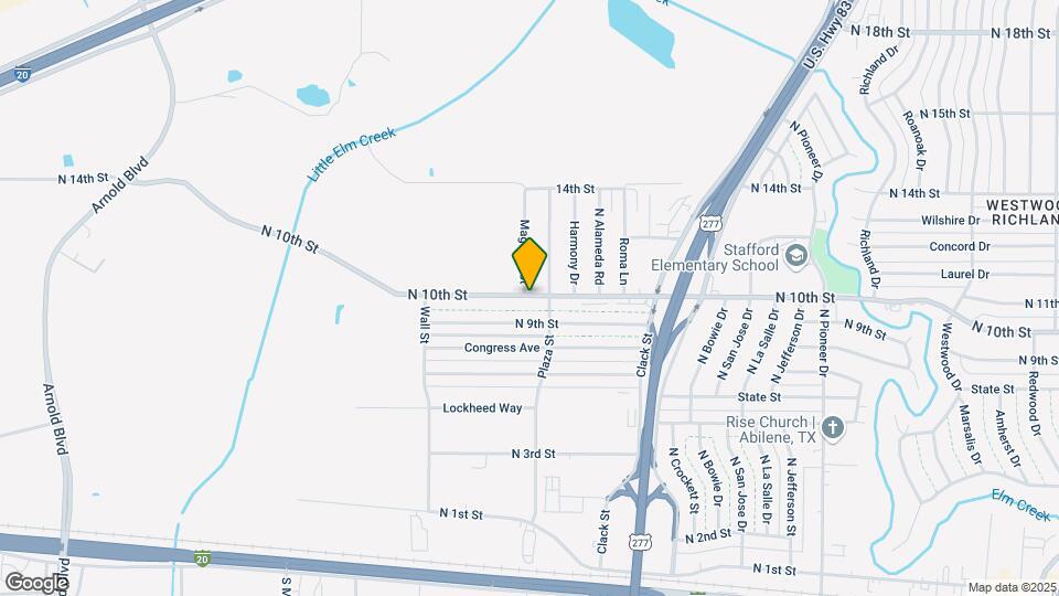 5409 N 10th St Map and Location Details