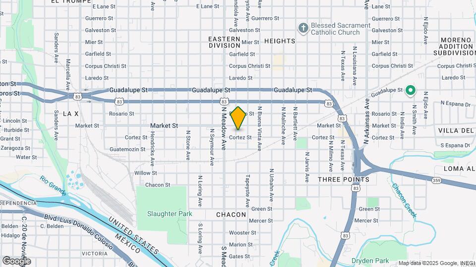 1702 Cortez St Map and Location Details