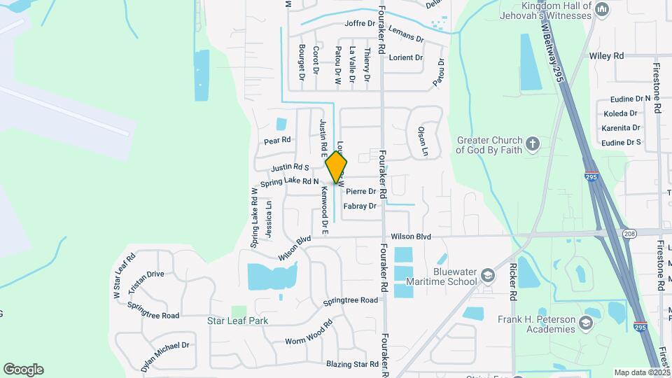 2558 Lourdes Dr W Map and Location Details