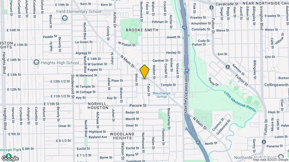 308 Northwood St Map and Location Details