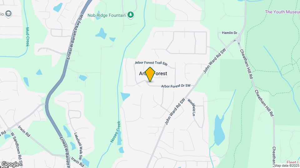 2027 Arbor Forest Dr SW Map and Location Details