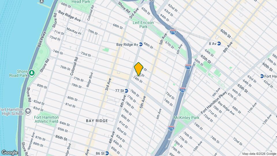 433 74th St Map and Location Details