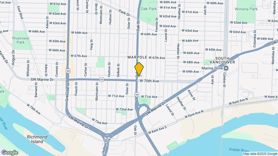 8580 Oak St Map and Location Details