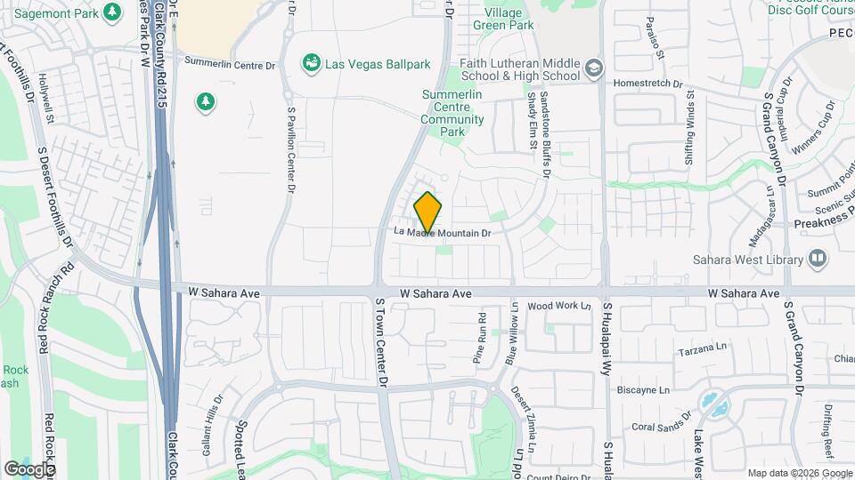 10580 Calico Pines Ave Map and Location Details