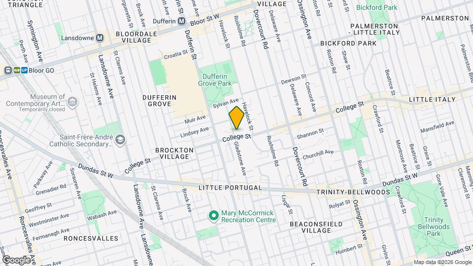 1064 College St Map and Location Details