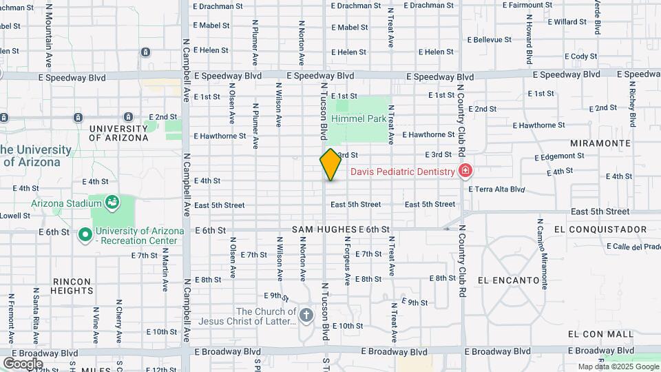 2516 E 4th St Map and Location Details