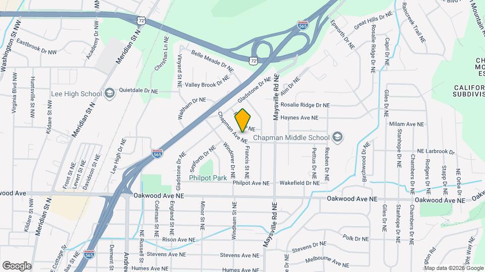 1607 Chapman Ave NE Map and Location Details