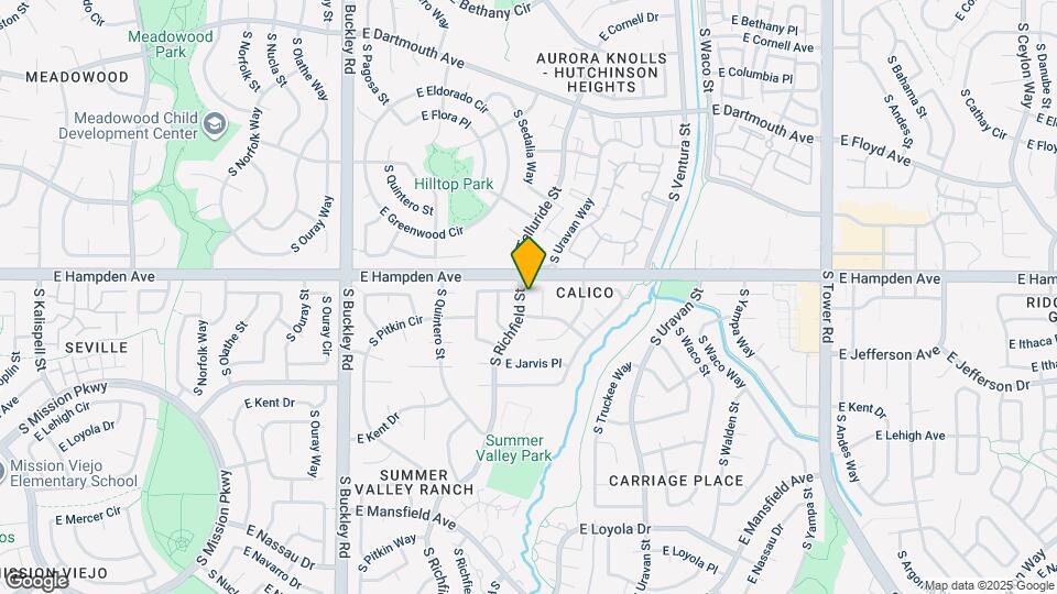 3528 S Richfield St Map and Location Details