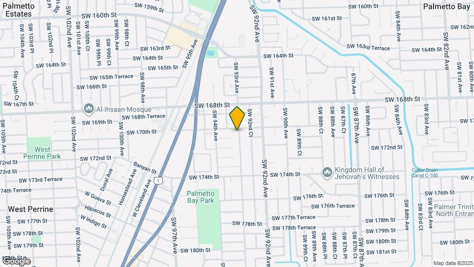 17010 SW 93rd Ave Map and Location Details