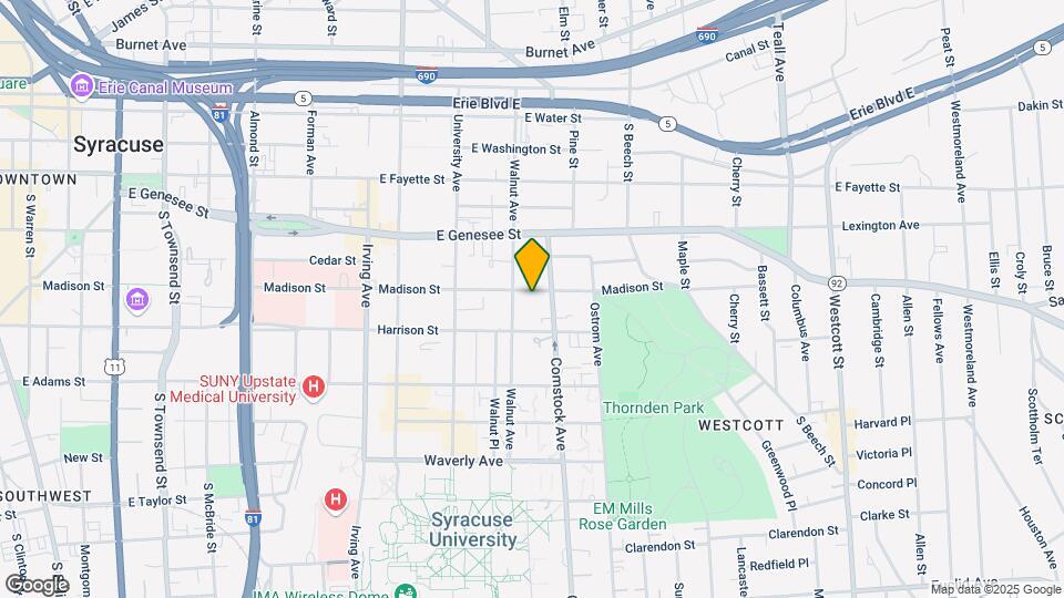 1026 Madison St Map and Location Details