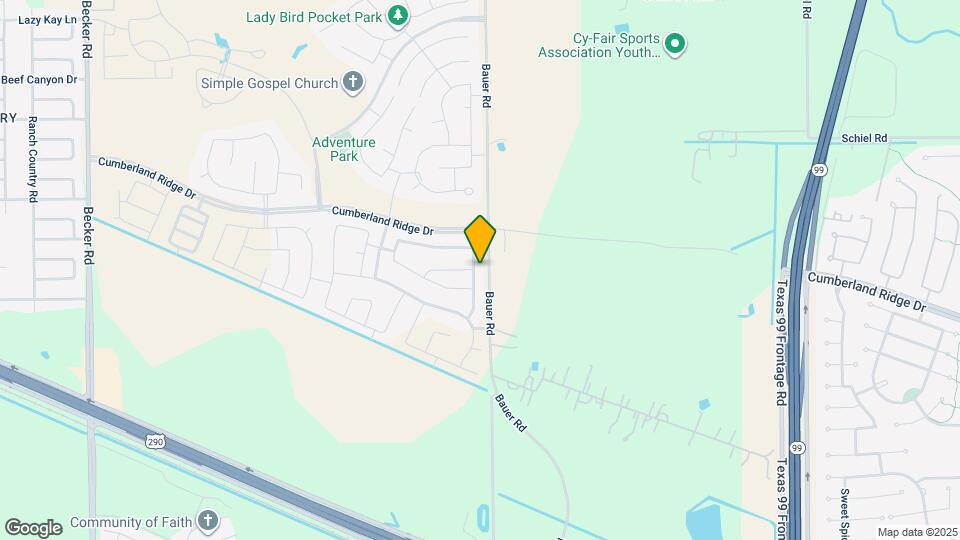 17214 Broadleaf Oak Dr Map and Location Details